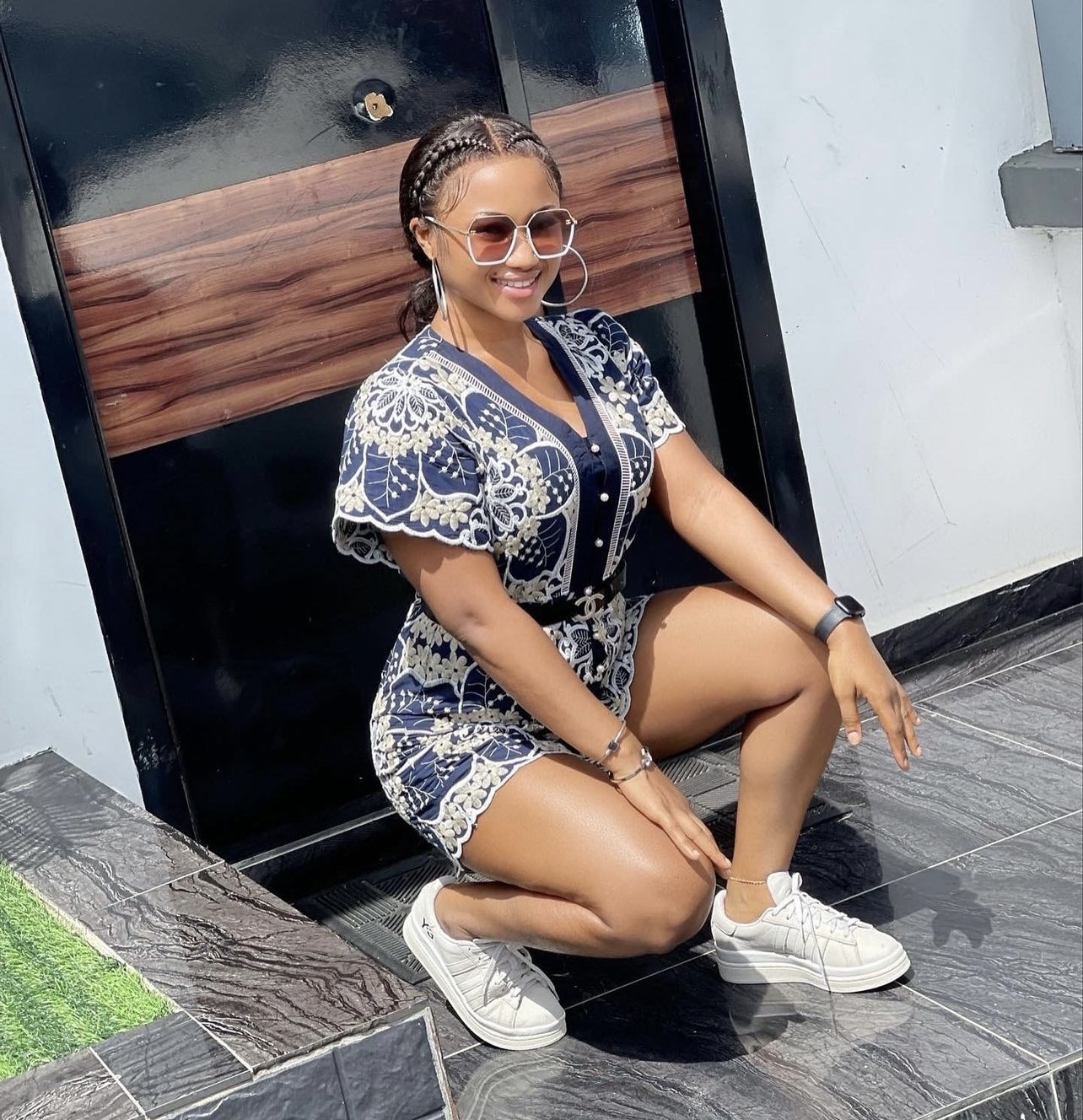 VIPs only lace print romper images